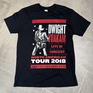 Dwight Yoakam 2018 North American Tour T-Shirt Black Men's L